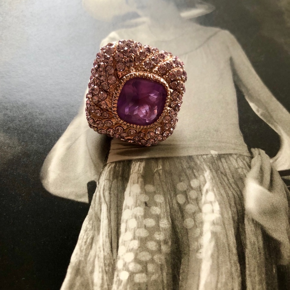 Pink zandrite cocktail ring😘❤️